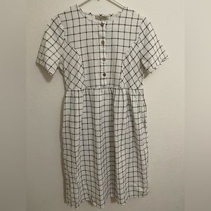 Button Down Dress with Pockets